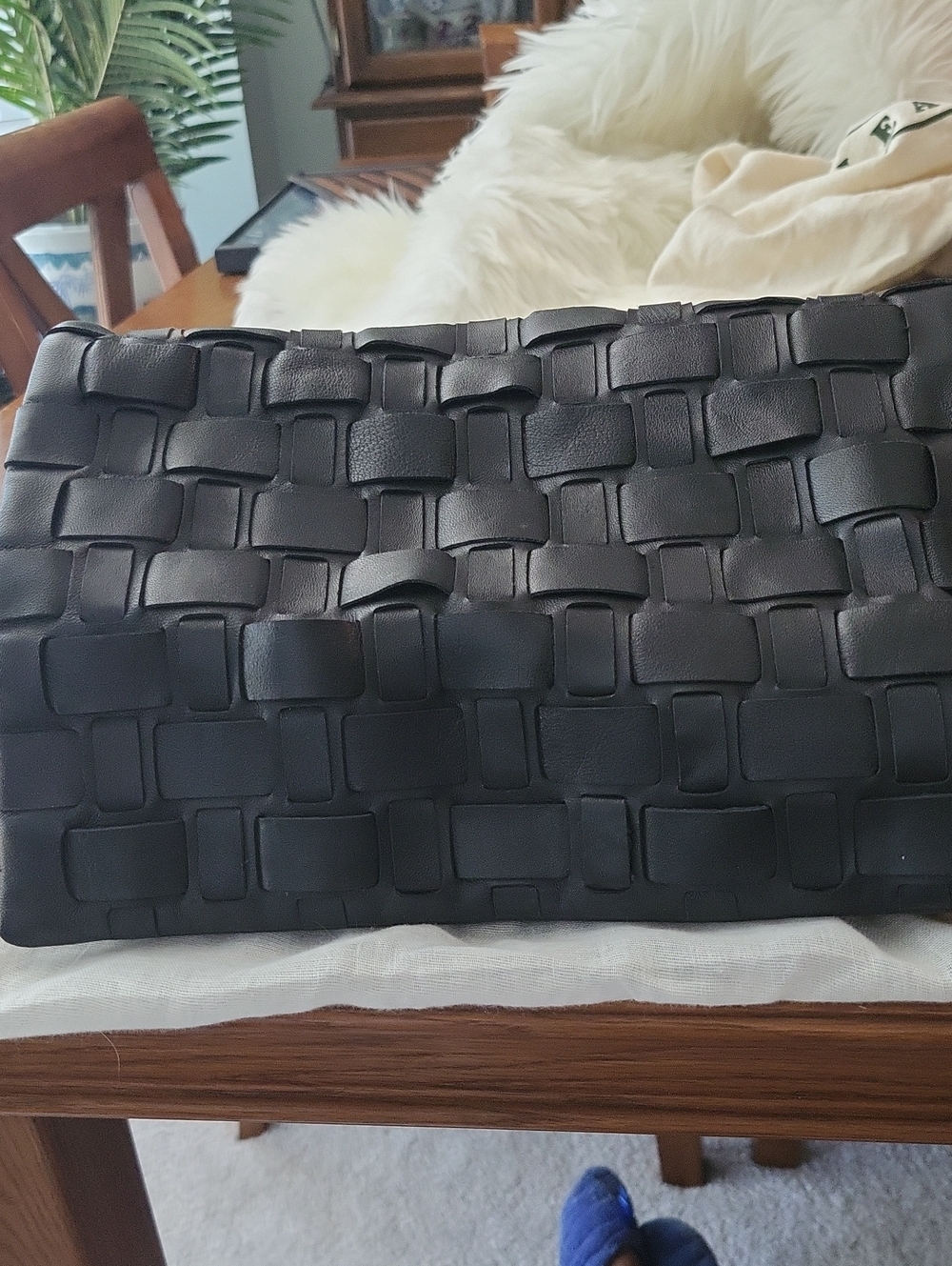 Zara Weaved Leather Bag